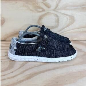 Hey Dude - Wally Stretch Meteorite - Sneakers - Black - Men's - 9 - 110383264